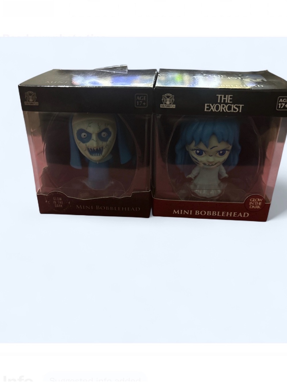 The Exorcist Mini Bobblehead Duo - Blue Hair Ghosts